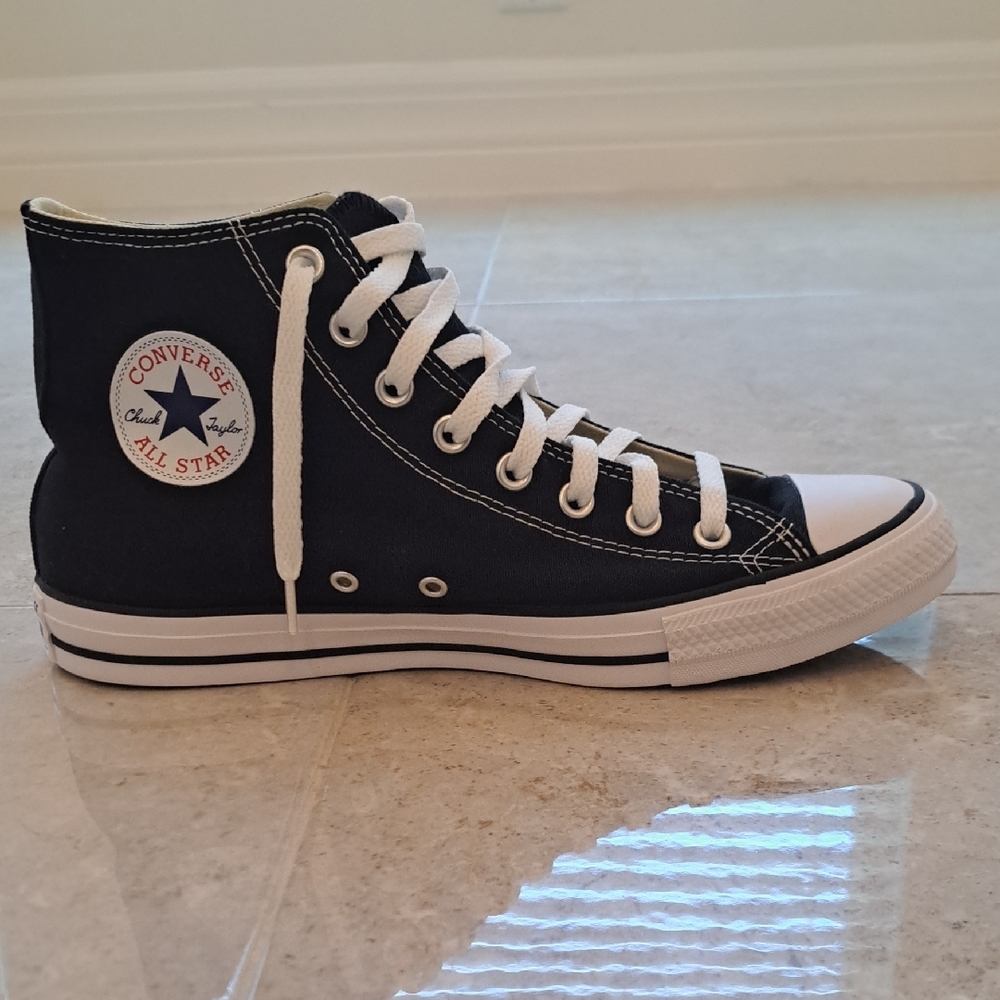 Converse Black and White Chuck Taylor High-Top Sneakers